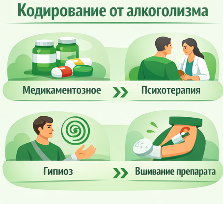 кодирование от алкоголизма в Кораблино Санати